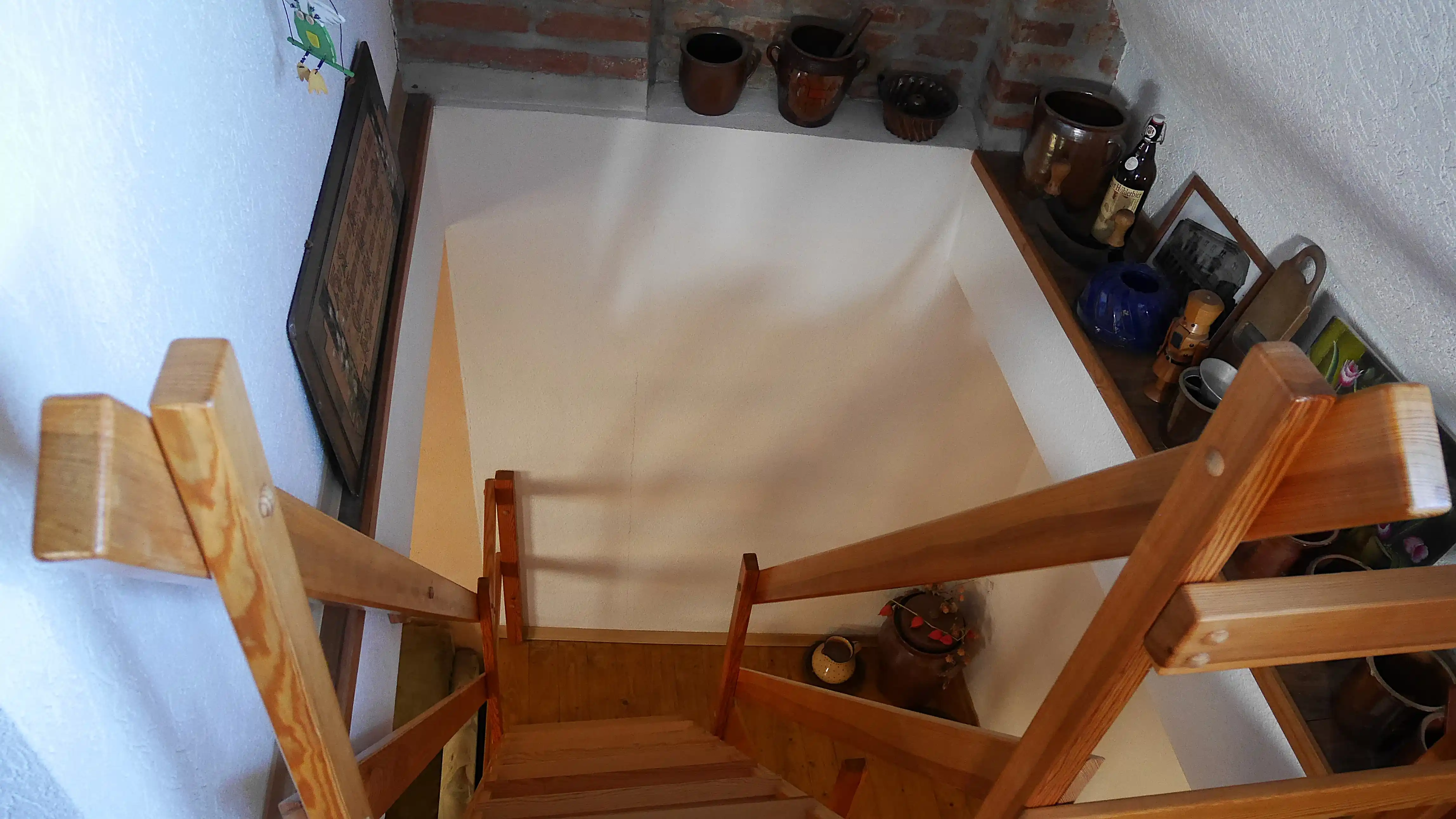 Treppe zum Schlafzimmer