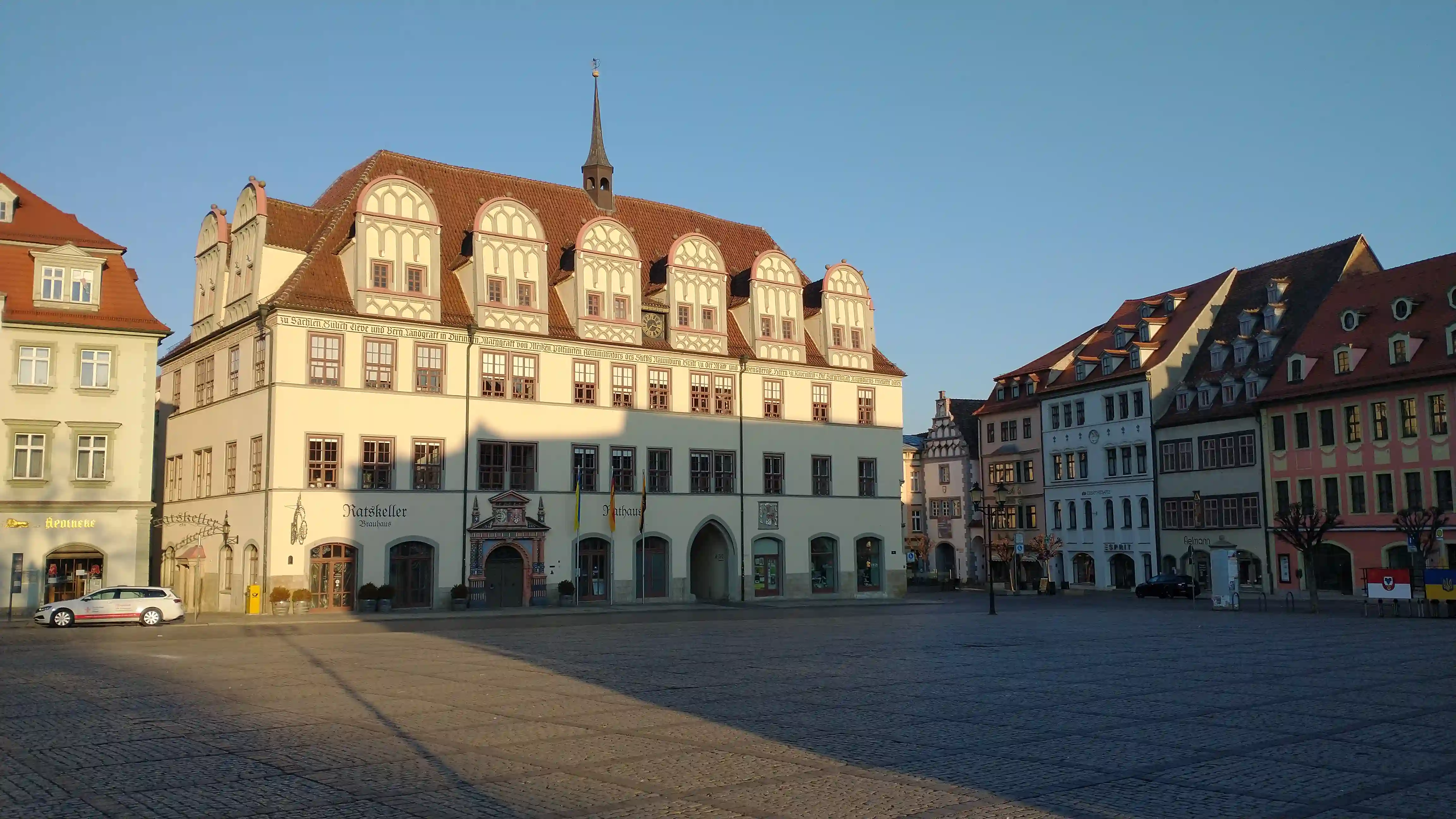 Blick auf das Rathaus